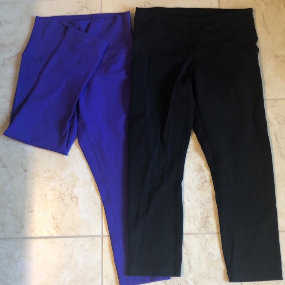 Lululemon capri crop legging wunder under size 4